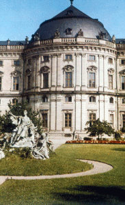 Arq, XVII, Neumann, Baltasar y von Hildebrandt, Palacio de Wurburgo, exterior, Alemania