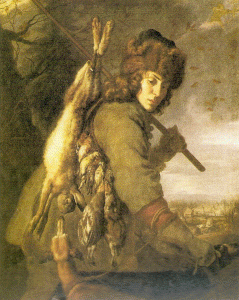 Pin, XVII, Sandrart, Joachim von, El mes de noviembre, Staatsgemald, Munich, Alemania, 1643