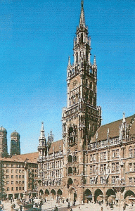 Arq, XV, Palacio Municipal, Marienplatz, Munich, Alemania