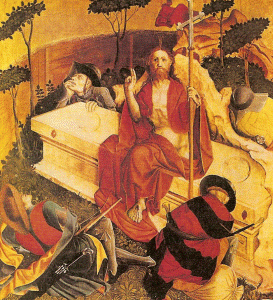 Pin, XV, Multchers, Hans, La resurreccin de Cristo, Gemaldegalerie, Berlin, Alemania, 1437