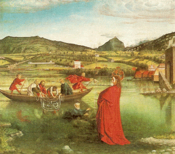Pin, XV, Witz, Konrad, La pesca milagrosa, Musee dArt y dHistoire, Genebra, Suiza, 1444