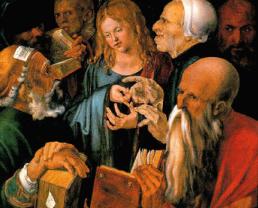 Pin, X V-XVI, Durero, Albert, Cristo entre los doctores, detalle, 1506