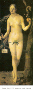 Pin, XV-XVI, Durero, Albert, Eva, M. del Prado, Madrid, Espaa, 1507