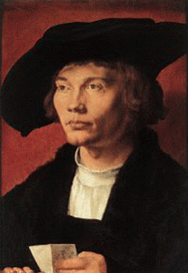 Pin, XV-XVI, Durero, Albert, Retrato de Bernard van Orley, 1487-1491