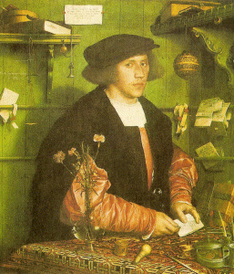Pin, XVI, Holbein el Joven, Hans, Mercader Gisze, Staatliche Museum, Berln, 1532