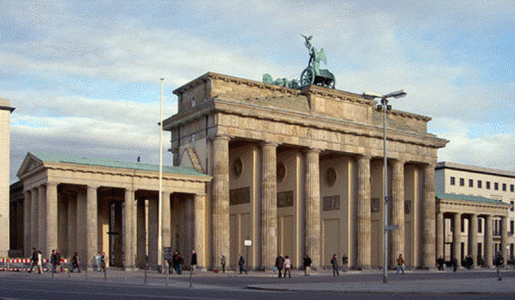 Arq, XVIII, Gotthard, Lanhas, Carl, Puerta de Brandeburgo, Berln, Alemania