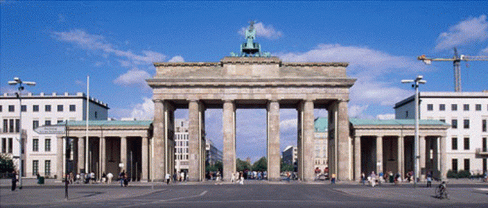 Arq, XVIII, Gottard Lanhas, Corl, Puerta de Brandeburgo, Berln, Alemania