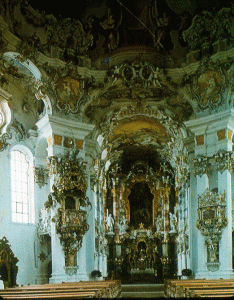 Arq, XVIII, Zimmermann, Domnico, Iglesia Dei Wies, interior