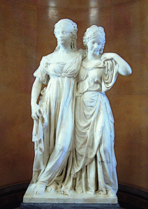 Esc, XVIII, Schadow, Alexander, Cenotafio Princesas Louise y Federike de Prusia, Nationalgalerie, Berln, Alemania, 1797