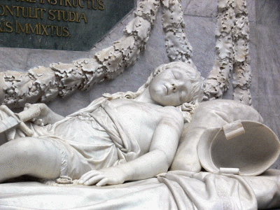 Esc, XVIII, Schadow, Alexander, Cenotafio del Prncipe Alexander von der Mark, detalle, Alte Nationalgalerie, Munich, Alemania, 1790