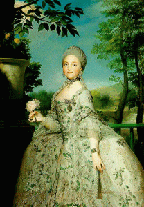 Pin, XVIII, Mengs, Anton Raphael, Retrato de Mar'ia Luisa de Parma