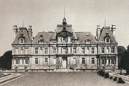 Arq, Hadouin-Mansart, Jules, Castillo de Maison Laffitte, fachada al Sena, 1642-1650