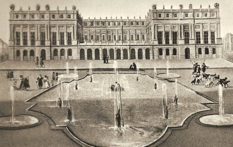 Arq, XVII, Patel, Pierre, Palacio de Versalles, exterior, Versalles, Pars, segunda mitad del siglo