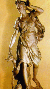 Esc, XVII, Coysevox, Antoine, Mara Adelaida de Saboya, como Diana cazadora, M. del Louvre, Pars