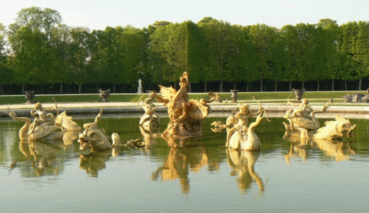 Esc, XVII, Fuente del Dragn, Jardines de Versalles, Pars, Francia