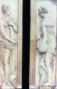Esc, XVI, Goujon, Juan, Ninfas del Fuente de los Inocentes, M. del Louvre, Pars, Francia