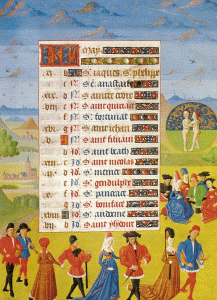Pin, XV, Libro de las Horas de la Duquesa de Burgundia