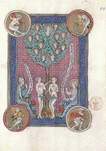 Miniatura, XIV, Machaut, Guillaume y Chadave, Colin, Apocalipsis, Edt. Moleiro, 1313