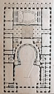 Arq, XVIII, Louis, Victor, El Gran Teatro, Burdeos, Proyecto, Planta, 1773-1780
