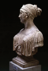 Esc XVIII Chinard Joseph Busto de Jeanne Delhorne Musee des Beaux Arts Lyon