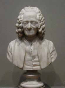 Esc, XVIII, Houdon, Jean-Antoine, Retrato de Voltaire, NEOCLASICO, 1778