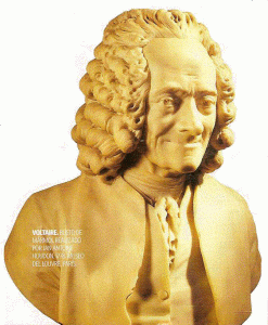 Esc, XVIII, Houdon, Jean-Antoine, Busto de Voltaire, NEOCLASICO, 1778