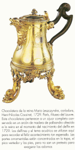 Orfebrera, XVIII, Cousinet, Henri, Chocolatera de la Reina Mara Leszynska, M- del Louvre