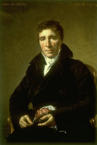 Pin, XIX, David, Jacques Louis, Retrato de Emmanuel Joseph Sieyes, 1817