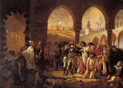 Pin, X IX, Gros, Antoine Jean, Bonaparte Visitando a los Apestados de Jaffa, M. del Luvre, Pars, 1804