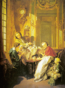 Pin, XVIII, Bouche, Franois, El Desayuno, M. del Louvre, Pars, 1739