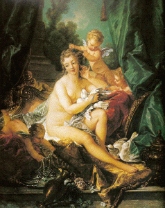 Pin, XVIII, Boucher, Franois, El Tocado de Venus, Metropolitan Museum of Art, N. York, 1751