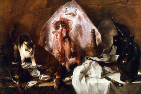 Pin, XVIII, Chardin, Jean-Baptiste-Simen, Bodegn de la Raya, M. del Louvre, Pars
