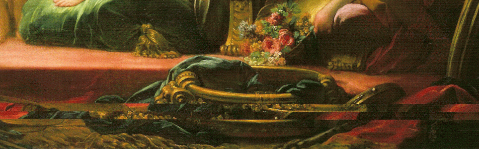 Pin, XVIII, Fragonard, Jean Honor, Psique Ensea a sus Hemanas los Regalos de Cupido, Detalle, National Gallery, London