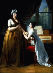 Pin, XVIII, Gerard, Franois, Condesa de Morel, Vinde y su hija, M. Bellas Artes, San Francisc oo, USA, 1799