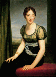 Pin, XVIII, Gerard, Franois, Retrato de la Condesa de Regnault de Saint Jean dAngely, M. del Louvre, Pars