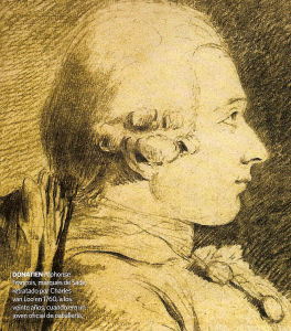Pin, XVIII, Loo, Louis Michel van, Charles de, Retrato de Donatien Alphonse Franois, Marqus de Sade