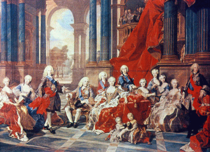 Pin, XVIII, Loo, Louis Michel van, Familia de Felipe V, M. del Prado, Madrid, Espaa, 1734