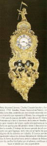 Relojera, XVIII, Cressent, Charles, Reloj de Pared, Bronce, Museo Nacional, Palacio de Versalles
