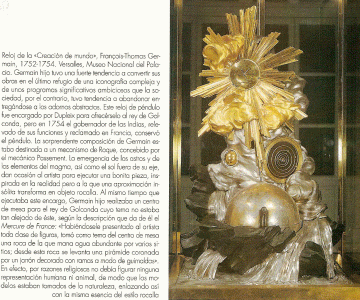 Relojera, XVIII, Germain, Thomas-Franois Reloj Creacin del Mundo, M. Nacional, Palacio de Versalles 