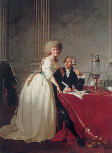 Pin, XVIII, David, Jacques Louis, Lavoisier y su Esposa, 1788