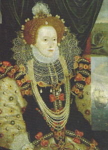 Pin, XVI, Isabel I Tudor de Inglaterra