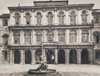 Pin, XVII, Bernini, Gian Lorenzo, Palacio Barberini, Fachada, Roma, 1629