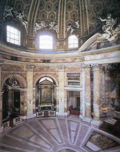 Arq, XVII, Bernini, Gian Lorenzo, San Andrs del Quirinal, Interior, Roma, 1658-1670