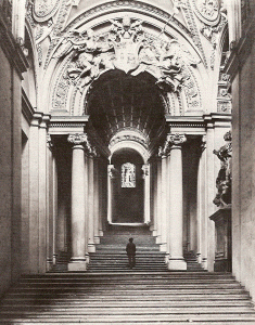 Pin, XVII, Bernini, Gian Lorenzo, Scala Regia, Interior, Escalera, Vaticano