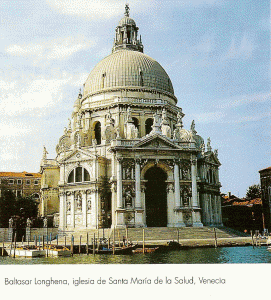 Arq, XVII, Longhena, Baltasar, Iglesia de Santa Mara de la Salud, Exterior, Conjunto, Venecia, 1631