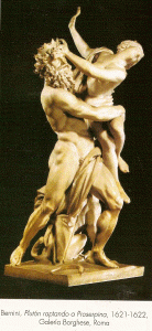 Esc, XVII, Bernini, Plutn Raptando a Proserpina, Galera Borghese, Roma, 1621-1622