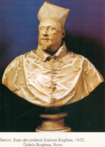 Esc, XVII, Bernini, Gian Lorenzo, Cardenal Borguese, Busto, Galera Borghese, Roma, 1632