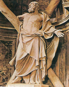 Esc, XVII, Duquesnoy, Franois, San Andrs, Baslica de San Pedro, Vaticano, Roma 1629-1640