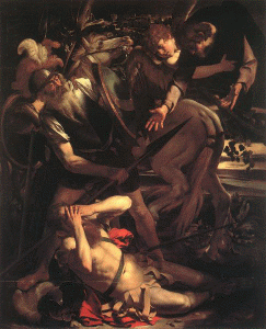 Pin, XVII, Caravaggio, Michelangelo Merisi, Conversin de San Pablo, Col. Odescalchi Balbi, Roma, 1600