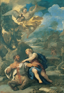 Pin, XVII, Giordano, Luca, Muerte del centauro Neso, M. del Prado, Madrid